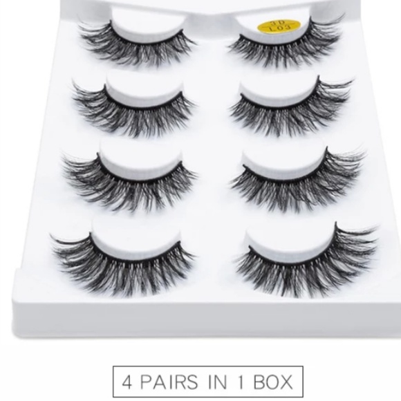 MK Boutique Other - BIG SALE🎉3D Wsp Mink Eyelashes Mink Lash 4 Pairs
